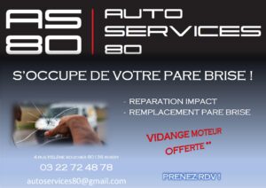 Réparation et remplacement de pare-brise à Amiens